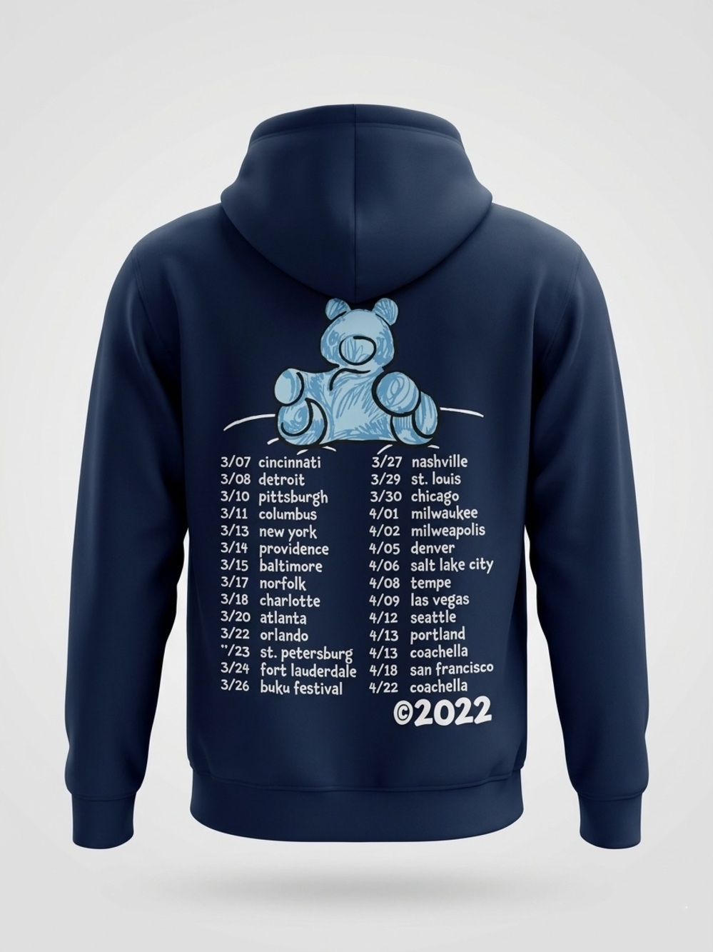Baby Keem The Melodic Blue Rap Hoodie Heavy Weight Quality Hoodie